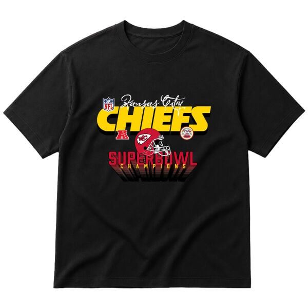 Kansas City Chiefs SB Champions Oversize Tişört