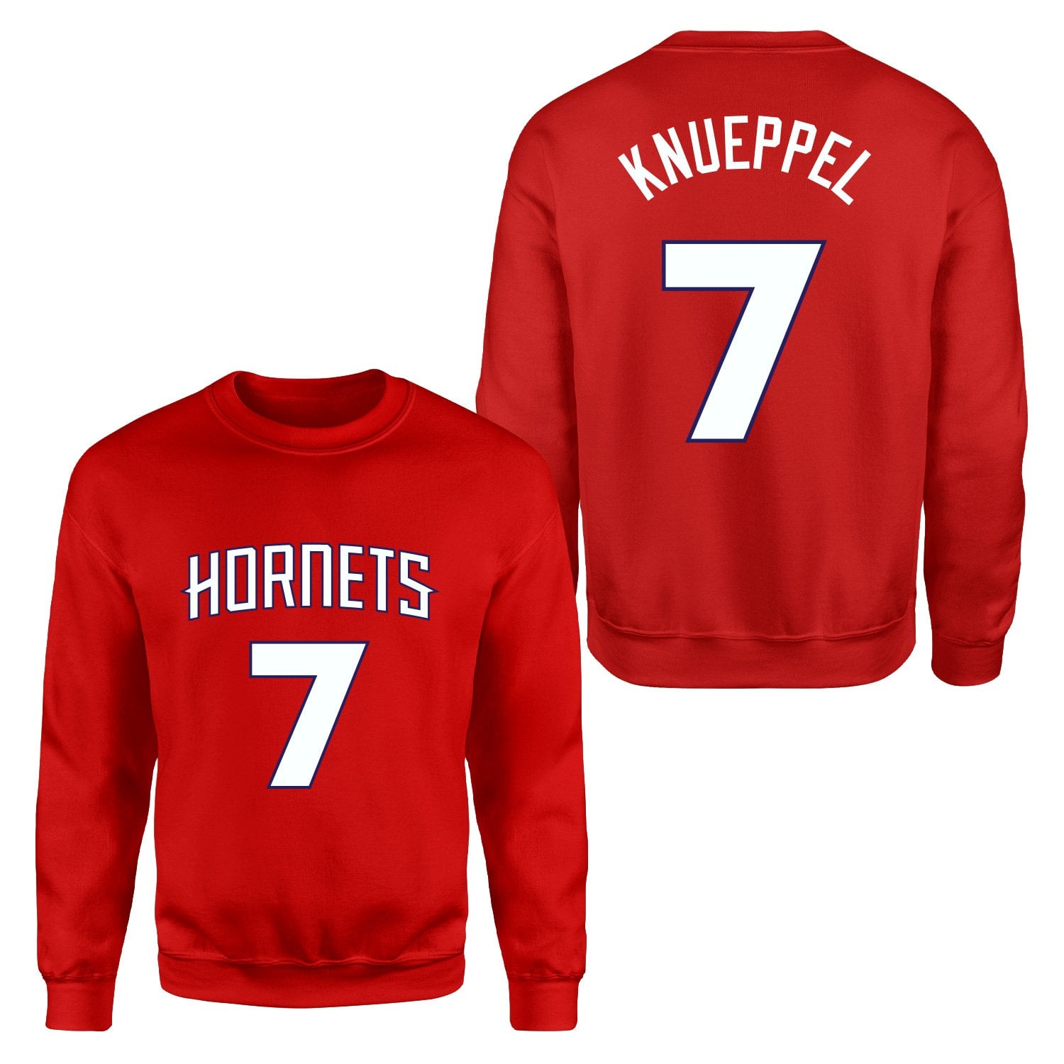 Kon Knueppel Hornets Jersey Sweatshirt XXL - Kırmızı