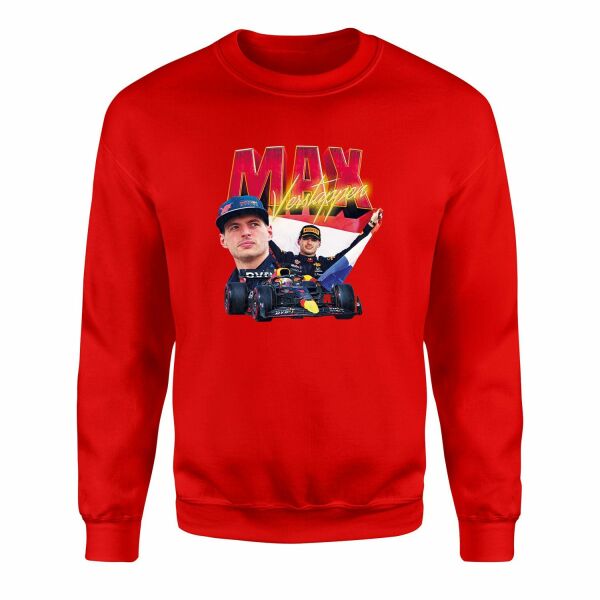 Max Verstappen Champion Sweatshirt XXL - Kırmızı