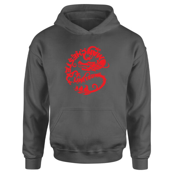 MANU Dragon Hoodie S - Füme