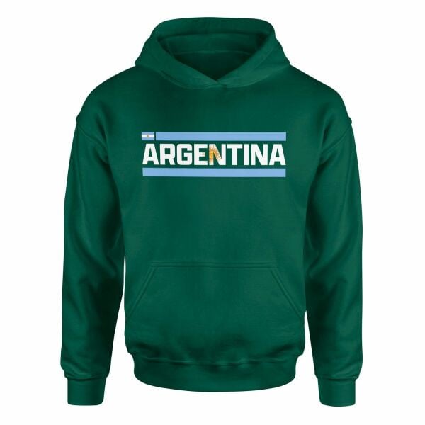 Argentina Hoodie S - Nefti Yeşili