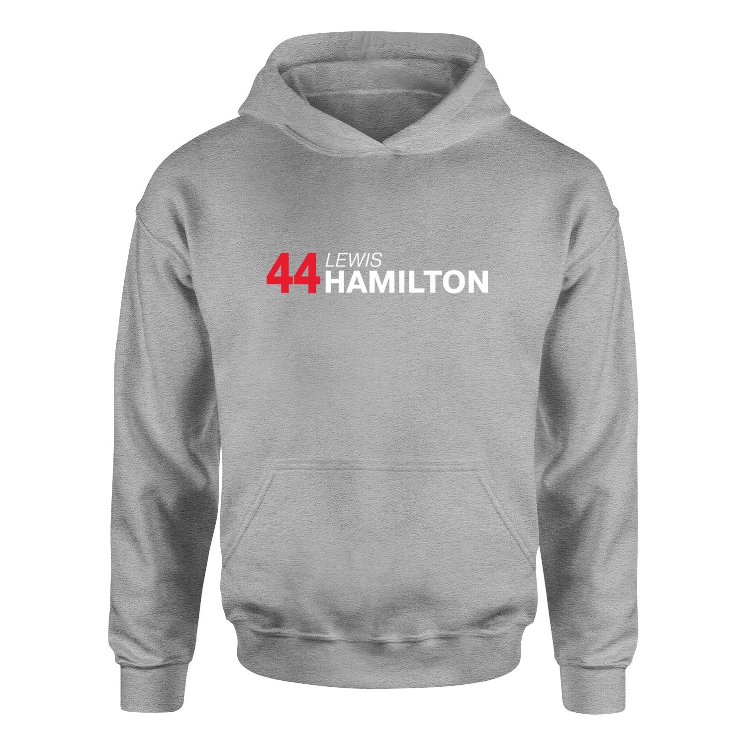 Lewis Hamilton 44 Hoodie XL - Gri