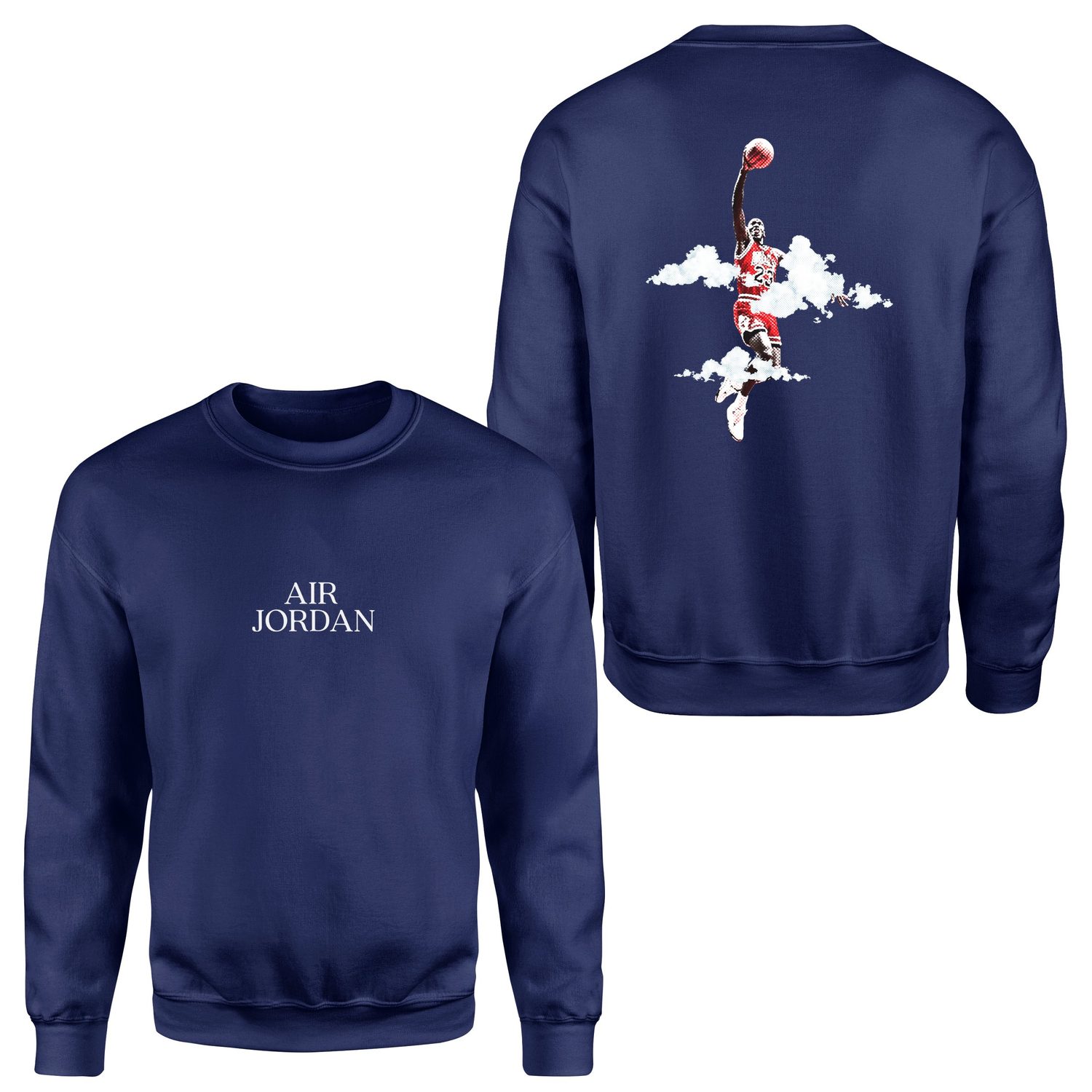 Air Jordan His Airness SE Sweatshirt S - İndigo Mavisi