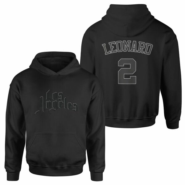 Kawhi Leonard Los Angeles Forma Hoodie S - Siyah