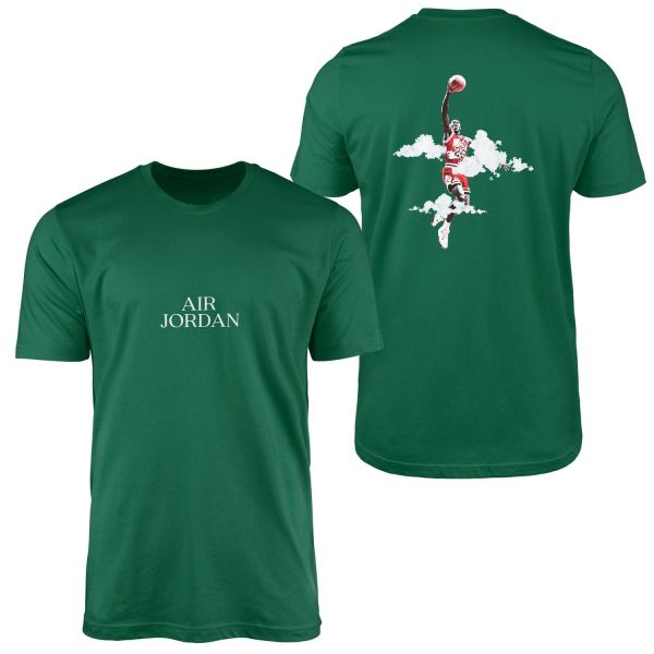 Air Jordan His Airness SE Tişört S - Nefti Yeşili