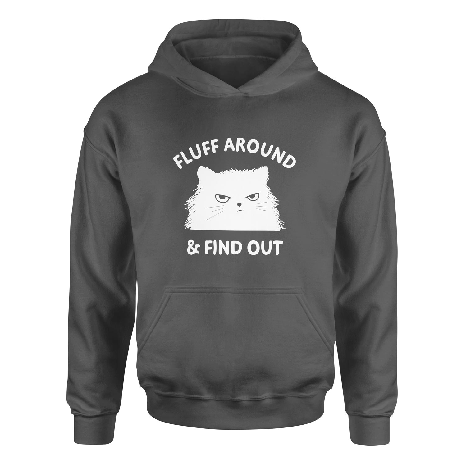 Fluff Around & Find Out Hoodie L - Füme