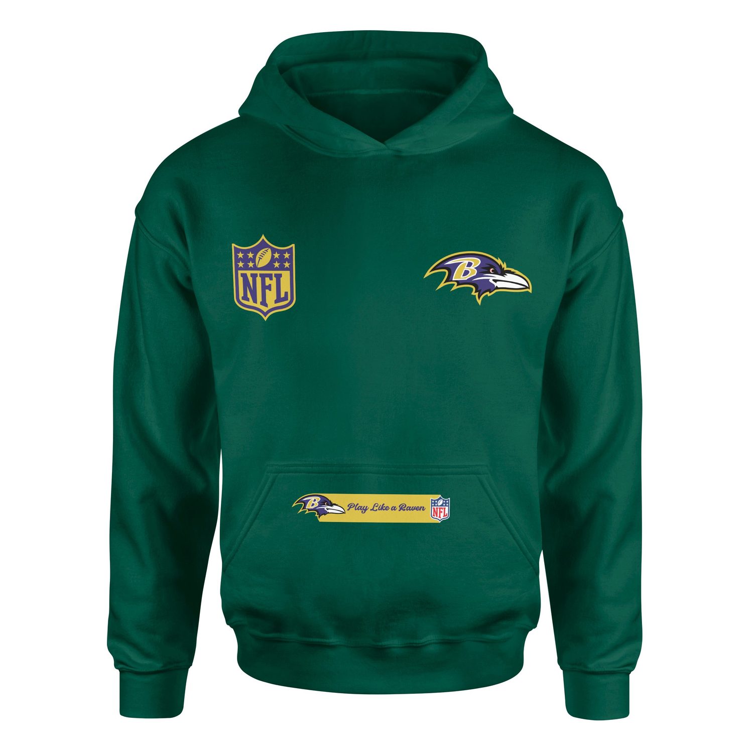 Play Like a Raven Baltimore Ravens MVP Hoodie S - Nefti Yeşili