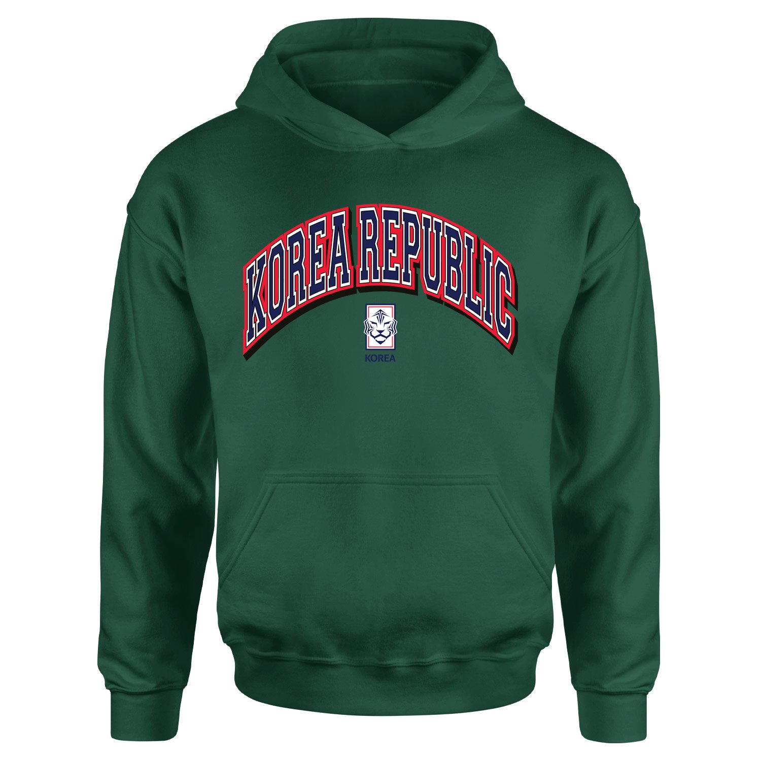 Kore Cumhuriyeti 2026 Varsity Hoodie S - Nefti Yeşili