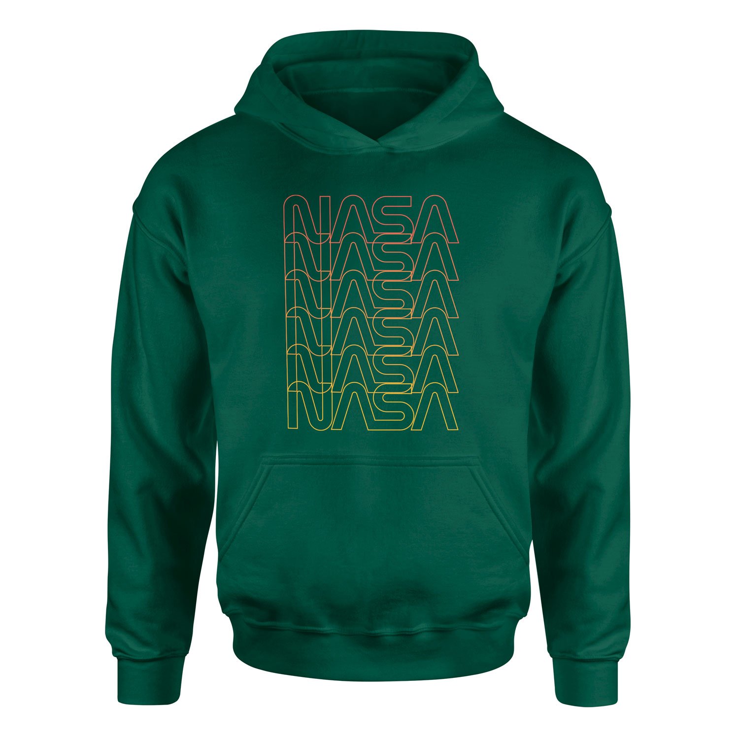 NASA Classic Worm Blend Hoodie XXL - Nefti Yeşili