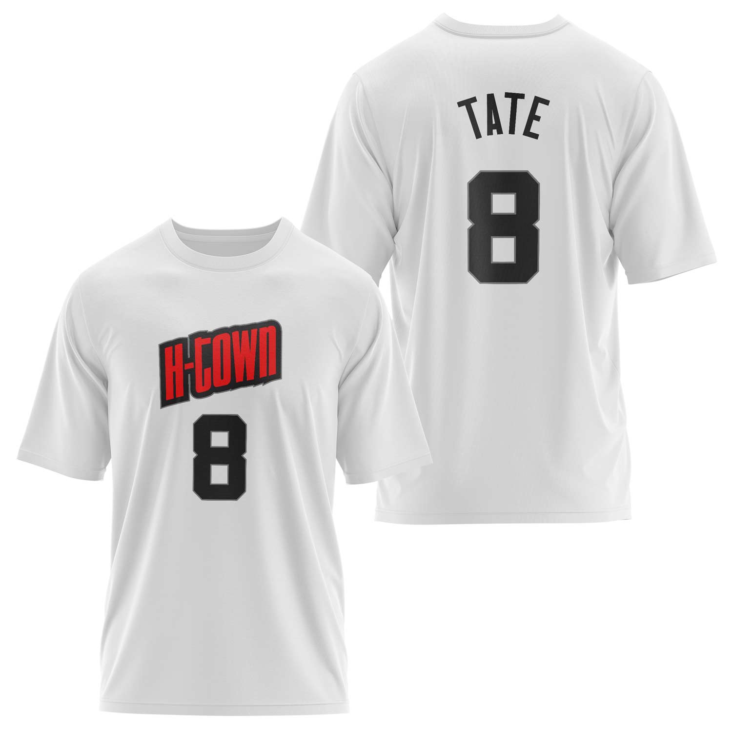 Jae’Sean Tate 8 City Edition Forma Oversize Tişört XL - Beyaz