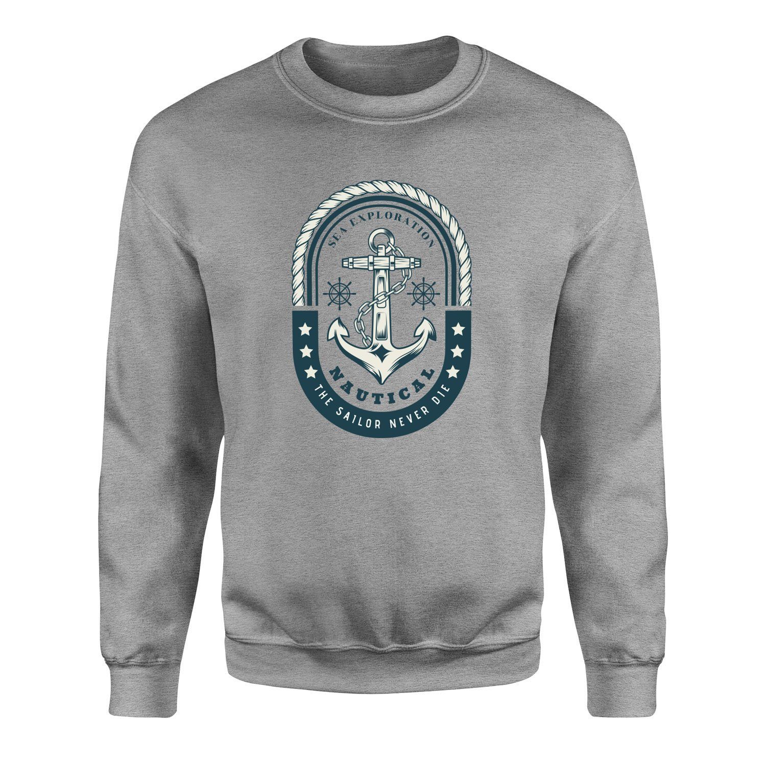 Nautical Sweatshirt L - Gri