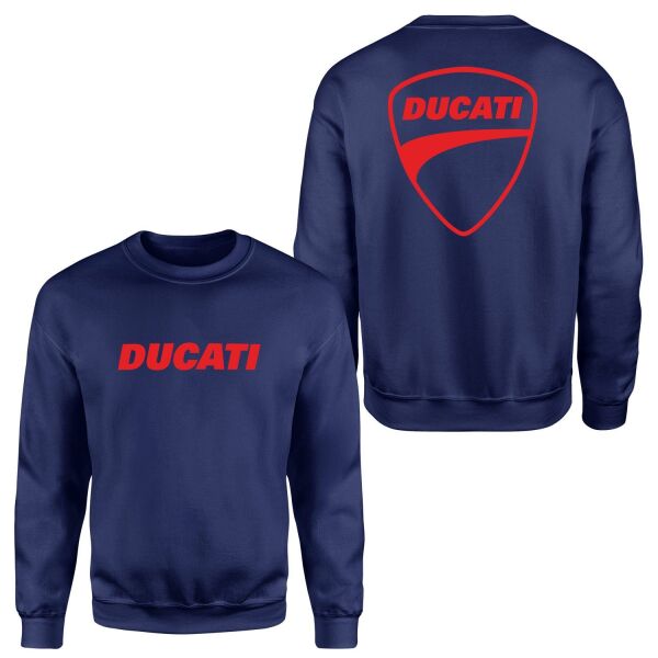 Ducati Italian Thunder Sweatshirt S - İndigo Mavisi
