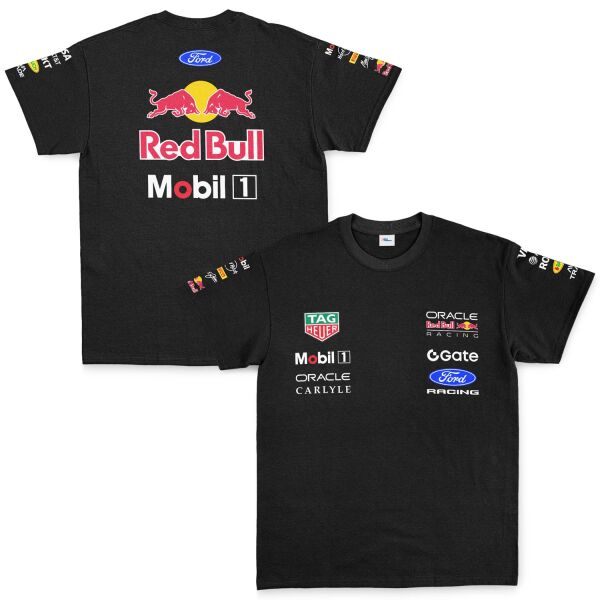 Oracle Red Bull Racing 2026 Teamline Tişört M - Siyah