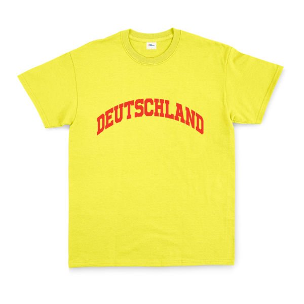 Deutschland Tişört S - Sarı