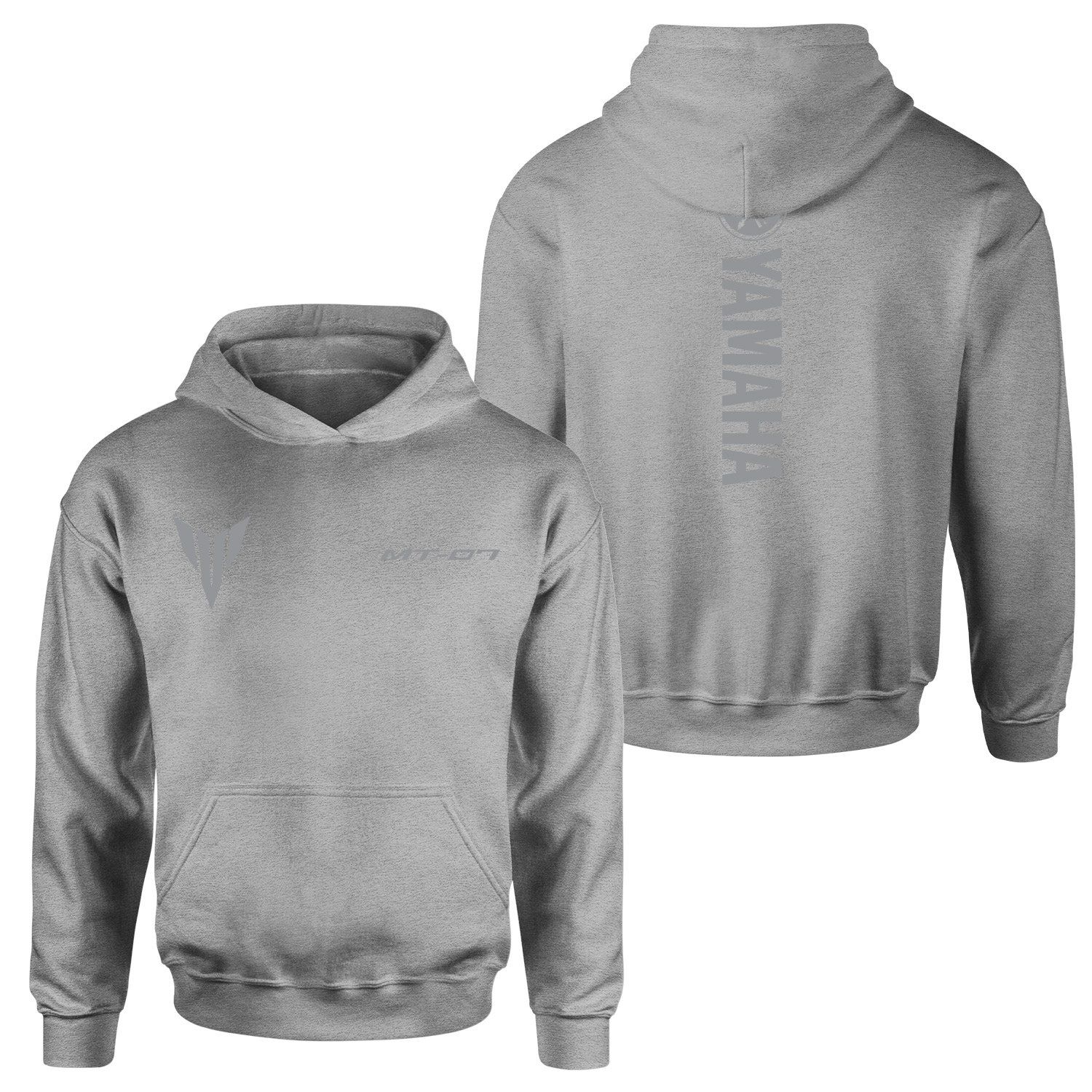 Yamaha MT07 Hoodie L - Gri