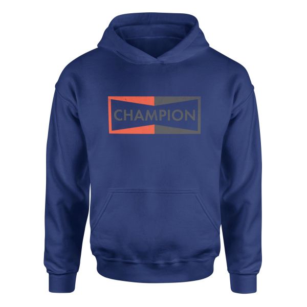 Champion Brad Pitt Hoodie M - İndigo Mavisi