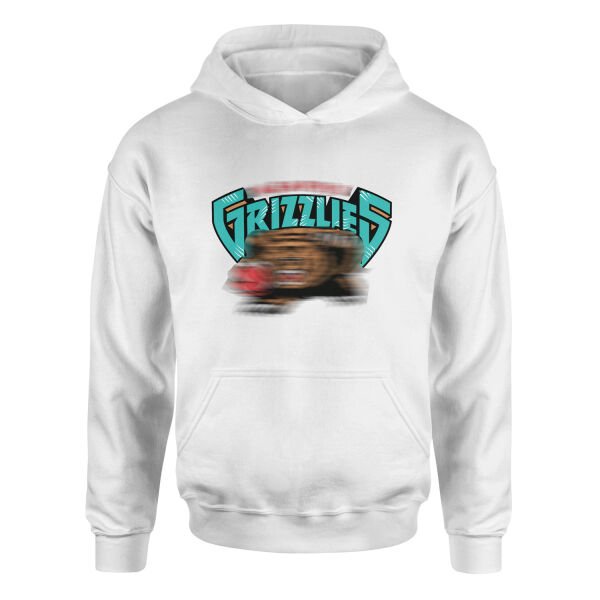 GRIZZLIES Retro Hoodie L - Beyaz