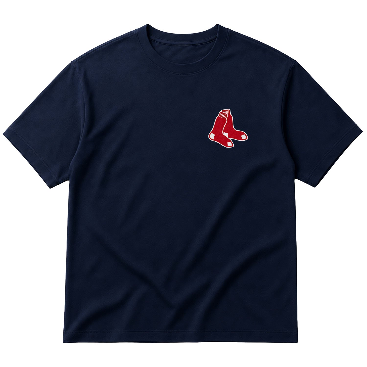 Boston, Red Socks Oversize Tişört M - İndigo Mavisi