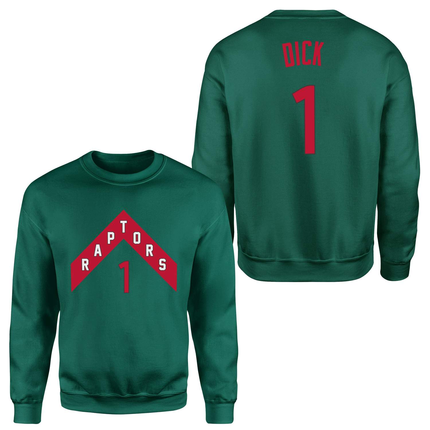 Gradey Dick 1 Raptors Jersey Sweatshirt XL - Nefti Yeşili