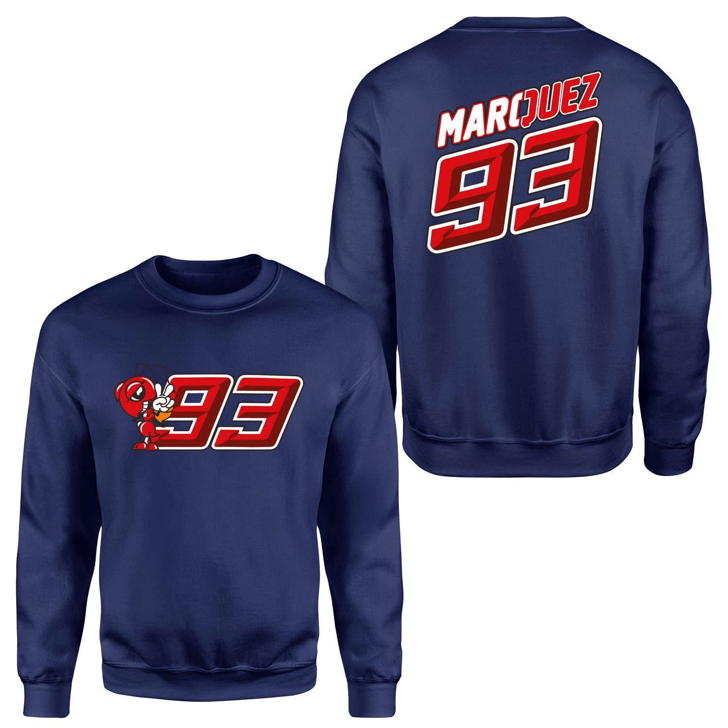 Marc Marquez 93 Sweatshirt S - Lacivert