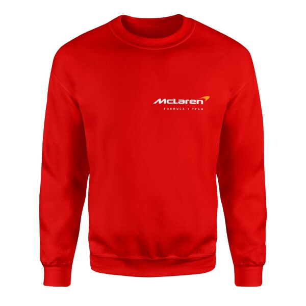 McLaren Racing X Sweatshirt M - Kırmızı