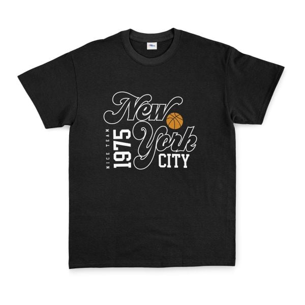 New York City 1975 Tişört S - Siyah