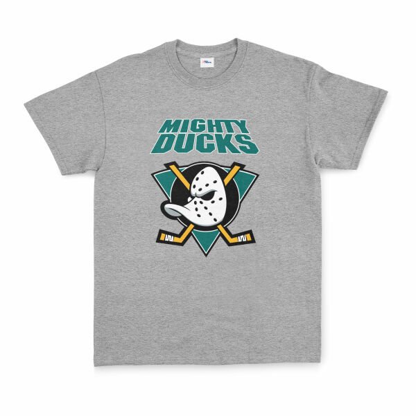 Mighty Ducks Retro Tişört S - Gri