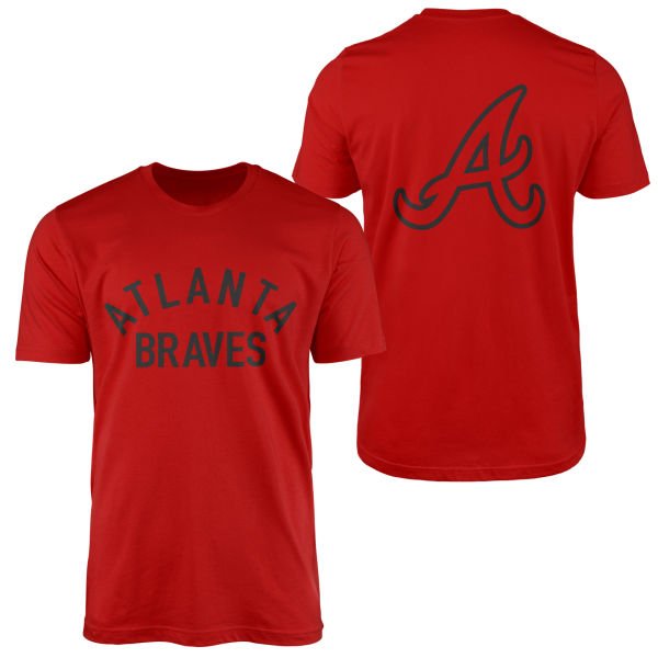 Atlanta Braves Muted Tişört S - Kırmızı