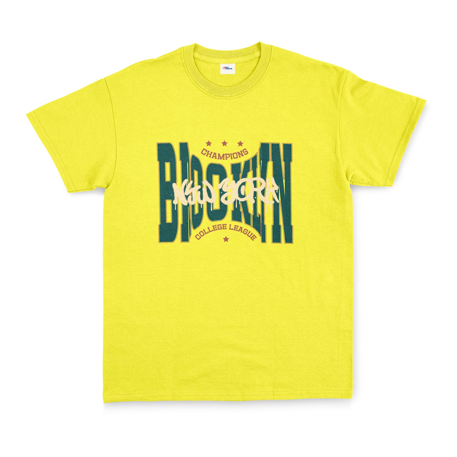 Brooklyn Bulged CCL Tişört XXL - Sarı