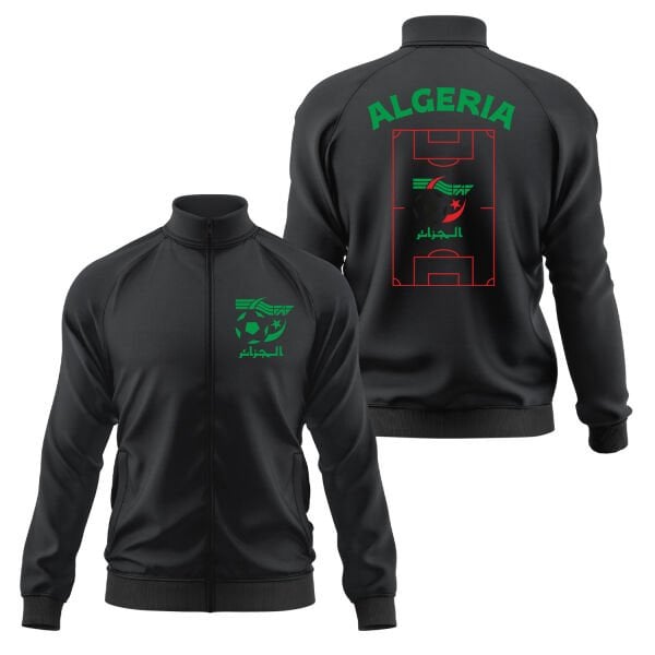 Cezayir Dünya Kupası 2026 Fermuarlı Sweatshirt