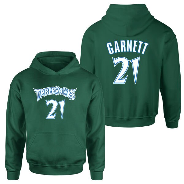 Kevin Garnett 21 THRBCK Forma Hoodie L - Nefti Yeşili