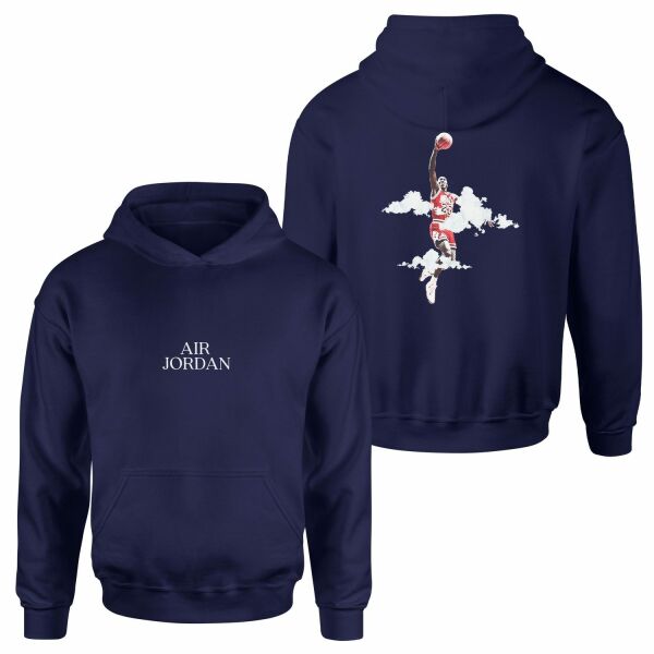Air Jordan His Airness SE Hoodie XL - İndigo Mavisi