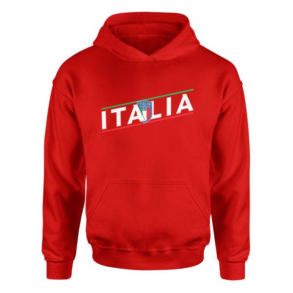 Forza Italia Hoodie M - Kırmızı