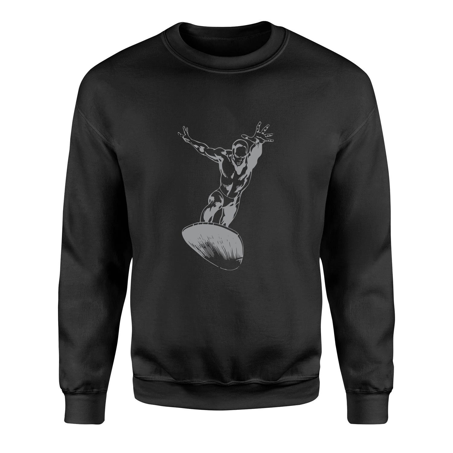 Silver S Sweatshirt L - Siyah