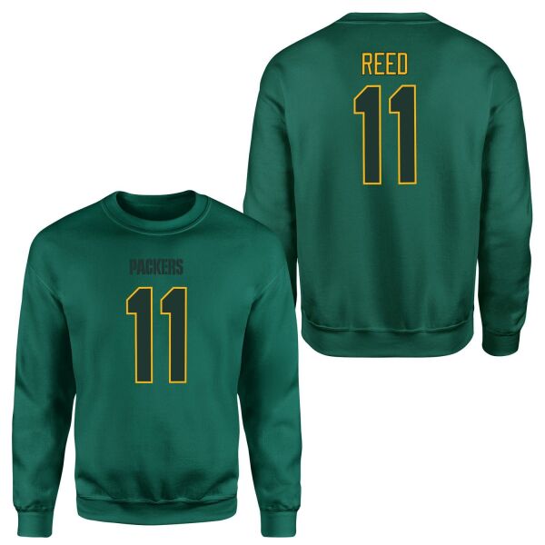 Jayden Reed Green Bay Packers Sweatshirt L - Nefti Yeşili