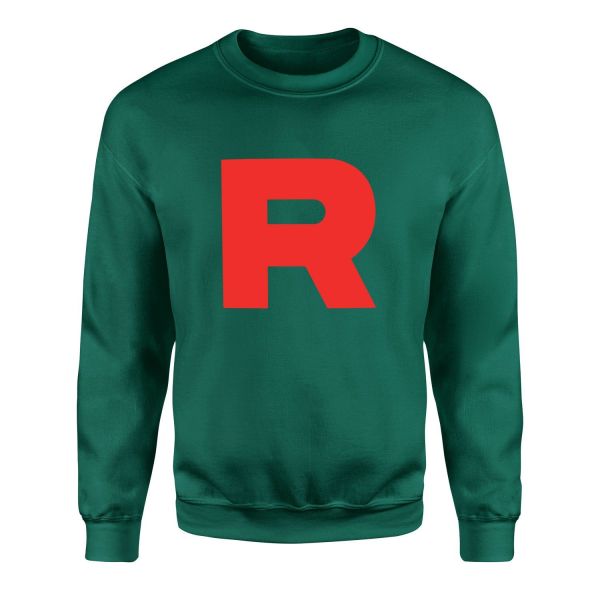 Team Rocket Sweatshirt XL - Nefti Yeşili