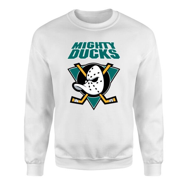 Mighty Ducks Retro Sweatshirt L - Beyaz