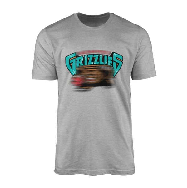 GRIZZLIES Retro Tişört M - Gri