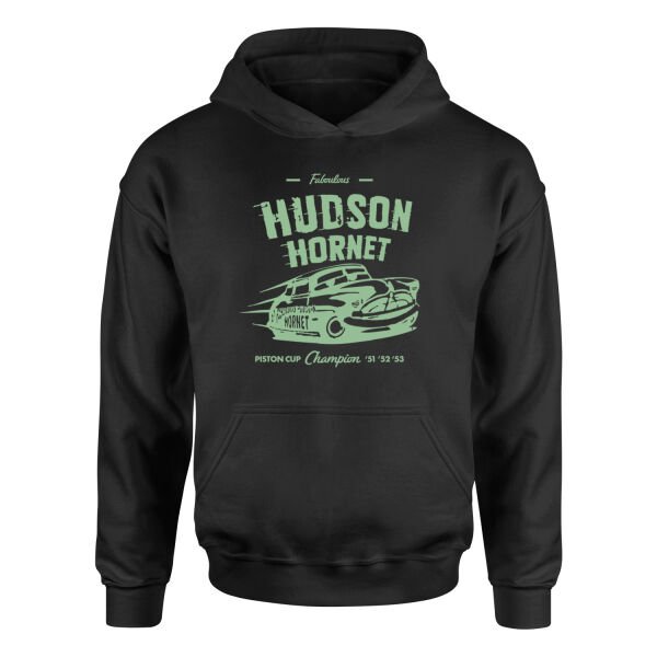 Hudson Hornet Hoodie S - Siyah