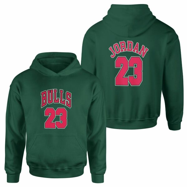 Michael Jordan 23 Forma Hoodie XL - Nefti Yeşili