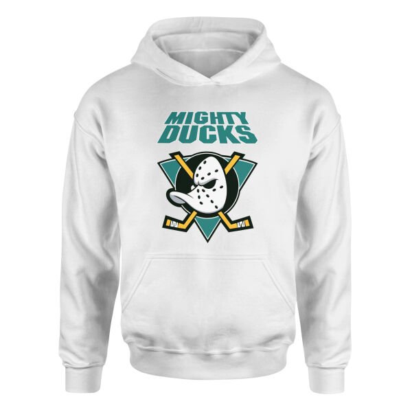 Mighty Ducks Retro Hoodie M - Beyaz