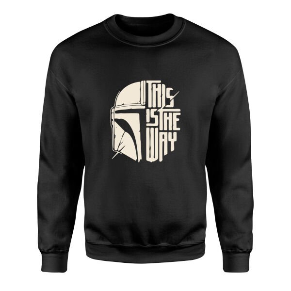 This is The Way SWTM Sweatshirt S - Siyah