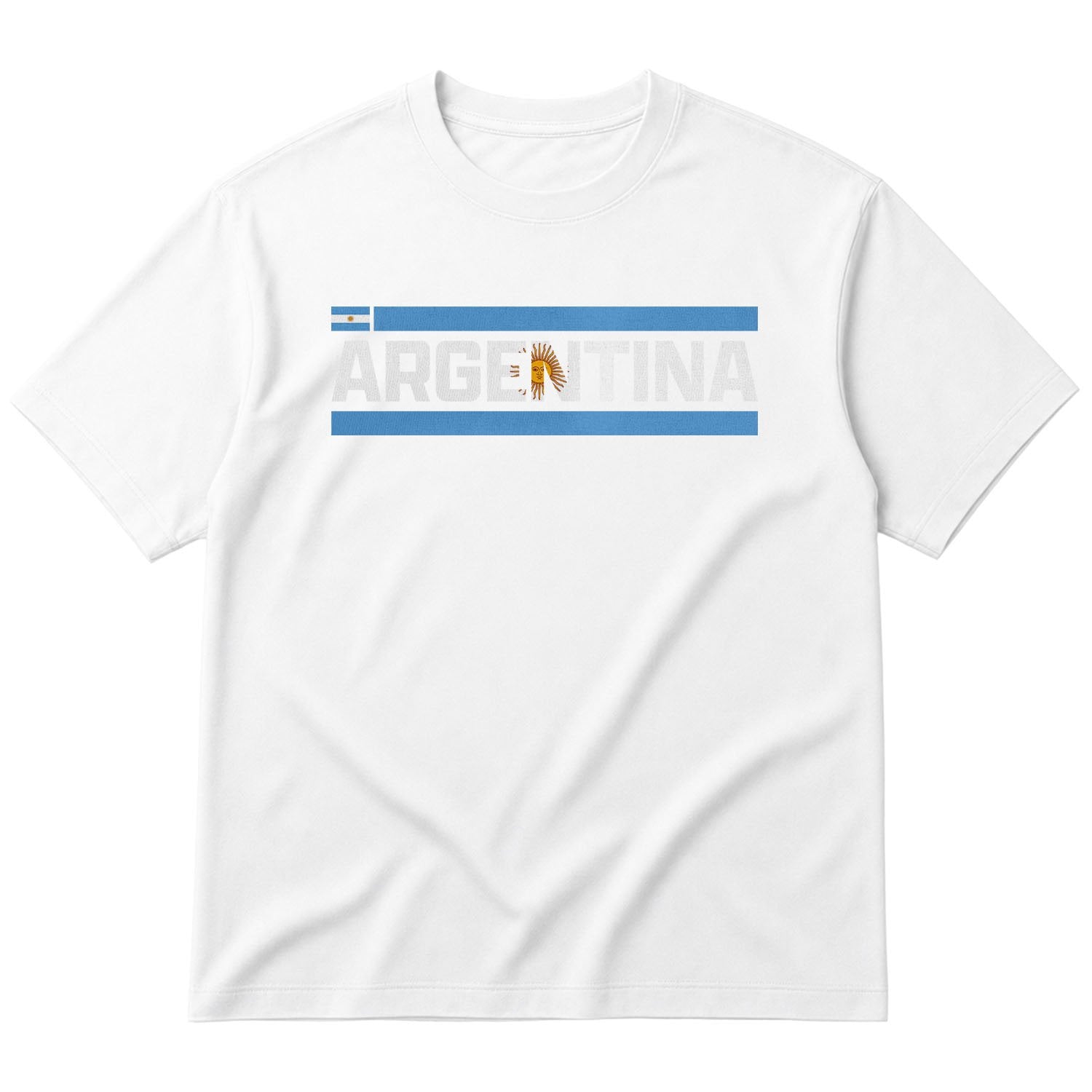 Argentina Oversize Tişört M - Beyaz