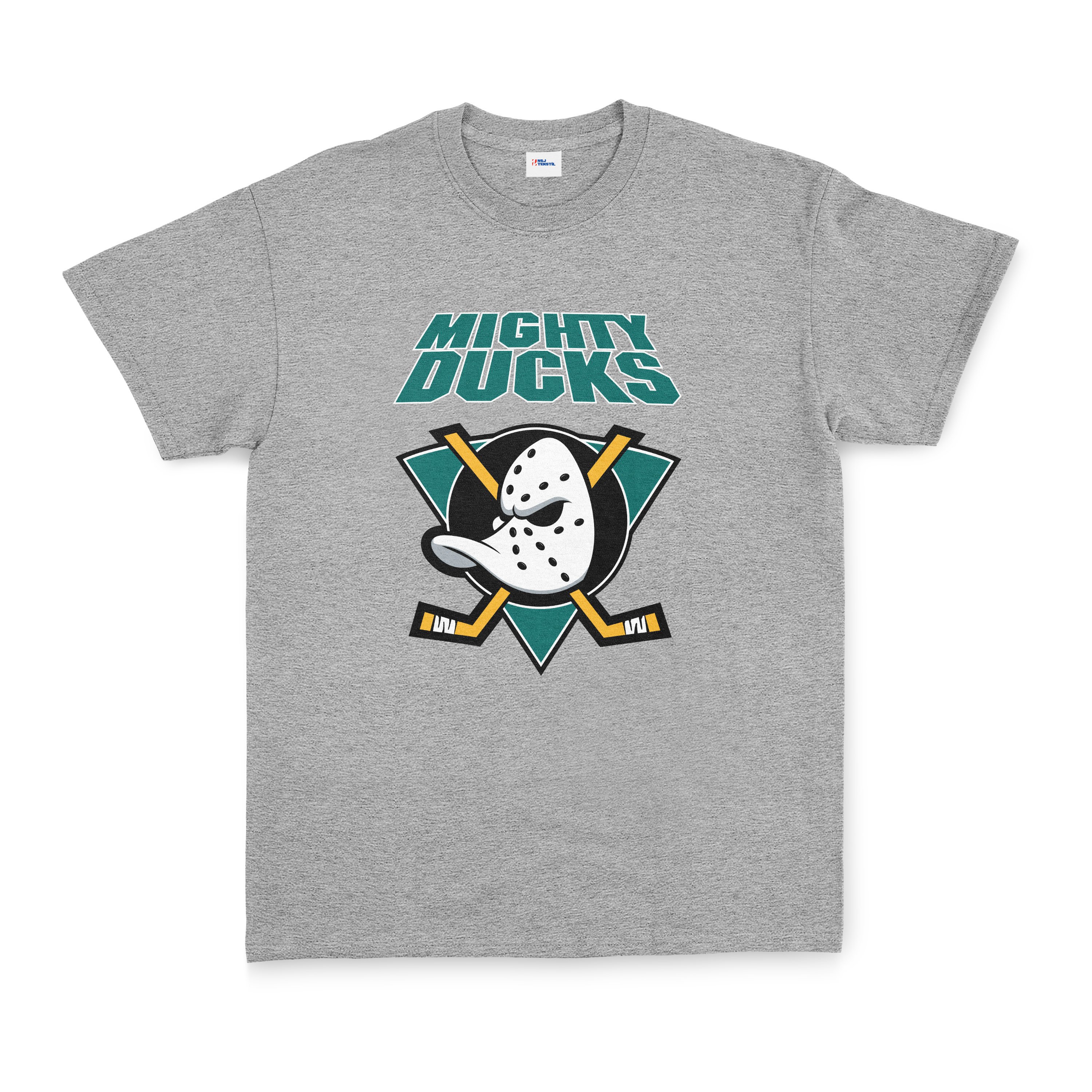 Mighty Ducks Retro Tişört M - Gri