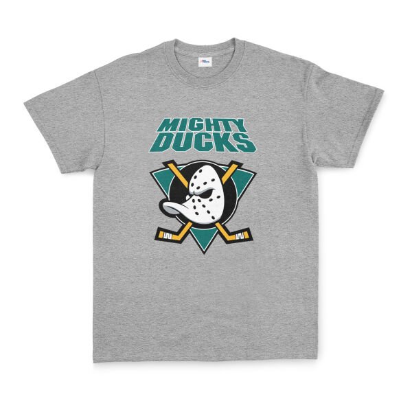Mighty Ducks Retro Tişört M - Gri