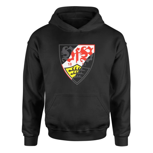 VfB Stuttgart Big Hoodie L - Siyah