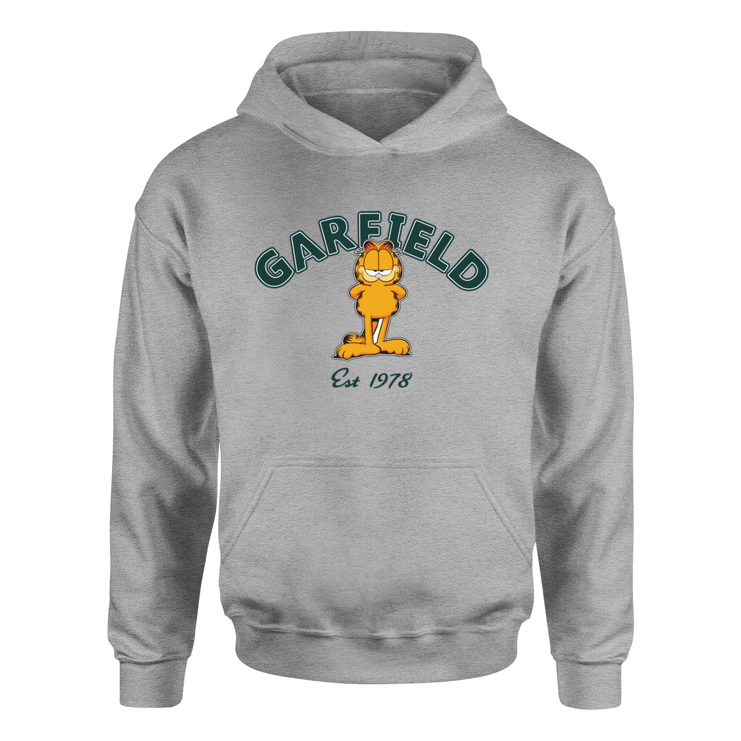Garfield, est. 1978 Hoodie S - Gri