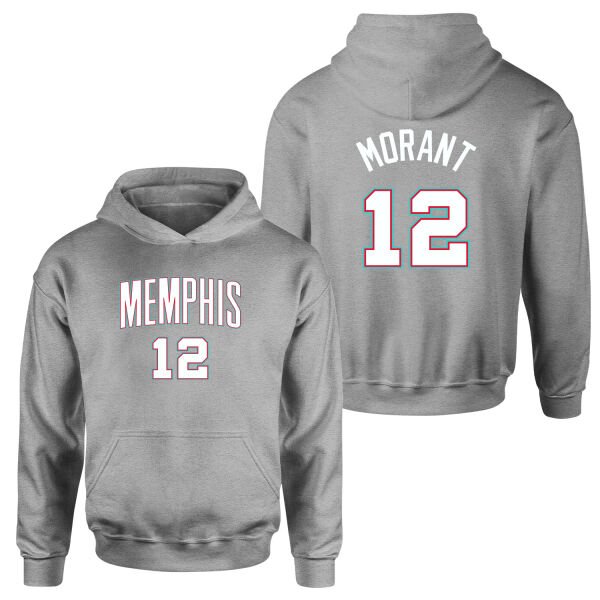 Ja Morant Memphis Forma Hoodie M - Gri