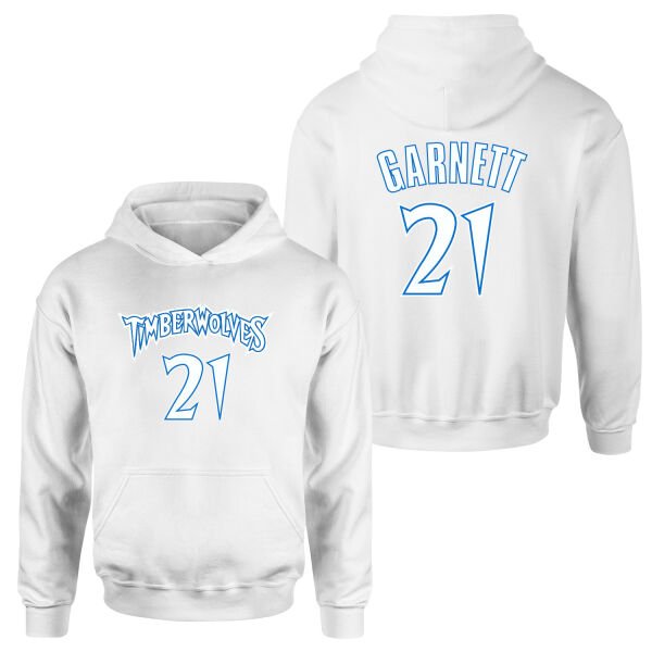 Kevin Garnett 21 THRBCK Forma Hoodie S - Beyaz