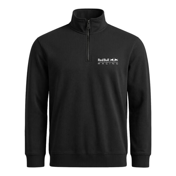 Red Bull Racing White Yarım Fermuarlı Sweatshirt